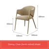 Nordic Luxury Dining Chairs Modern Armchair Living Room Relaxing Dining Chairs Backrest Sillas De Comedor Household Items