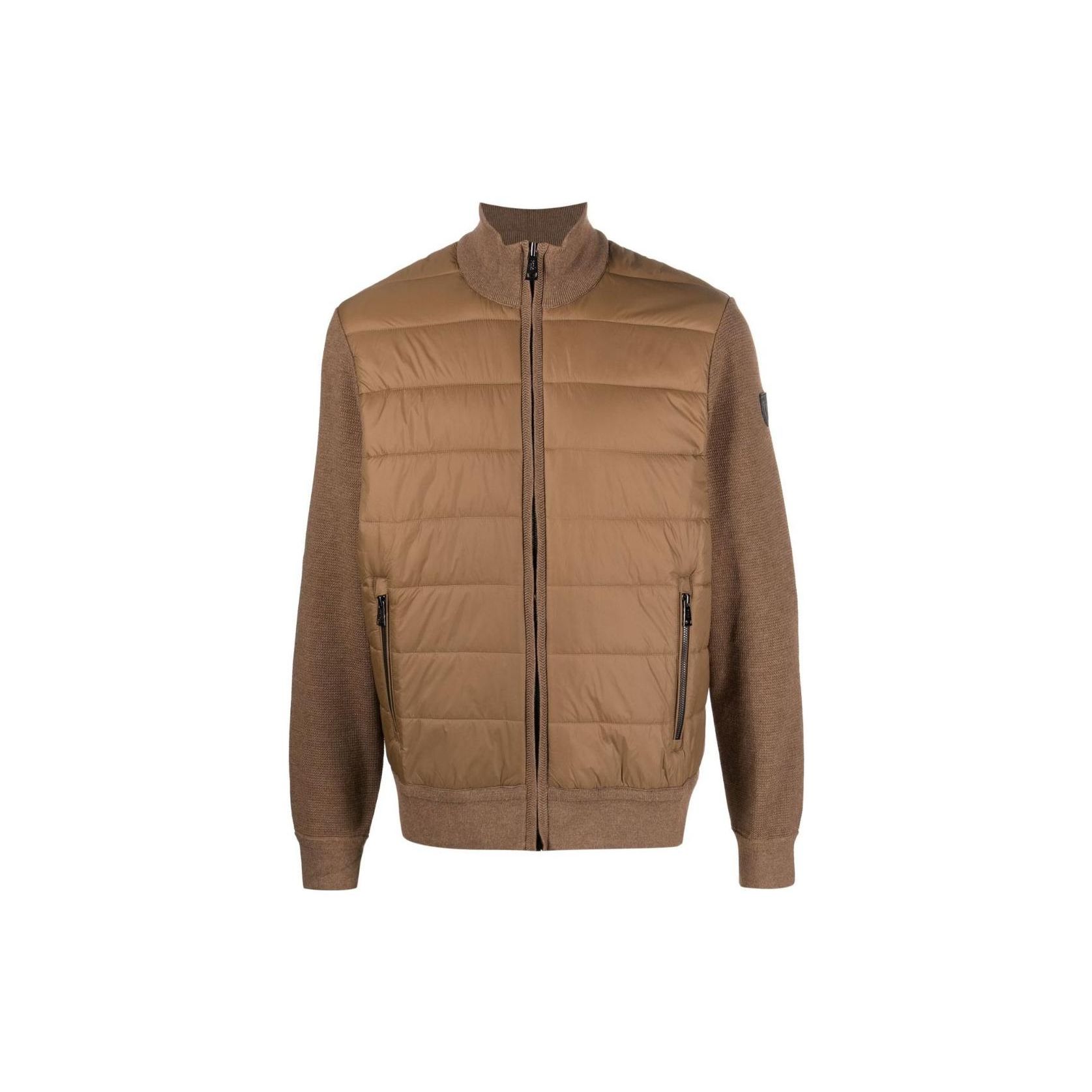 

Куртка мужская Polo Ralph Lauren FW22 однотонная комбинированная на молнии с воротником, коричневая 710890565-001 S