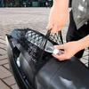 Motorcycle Helmet Storage Bag - Trunk Luggage Net with Hook for Scooter/Bike Fuel Tank (Mesh Cargo)