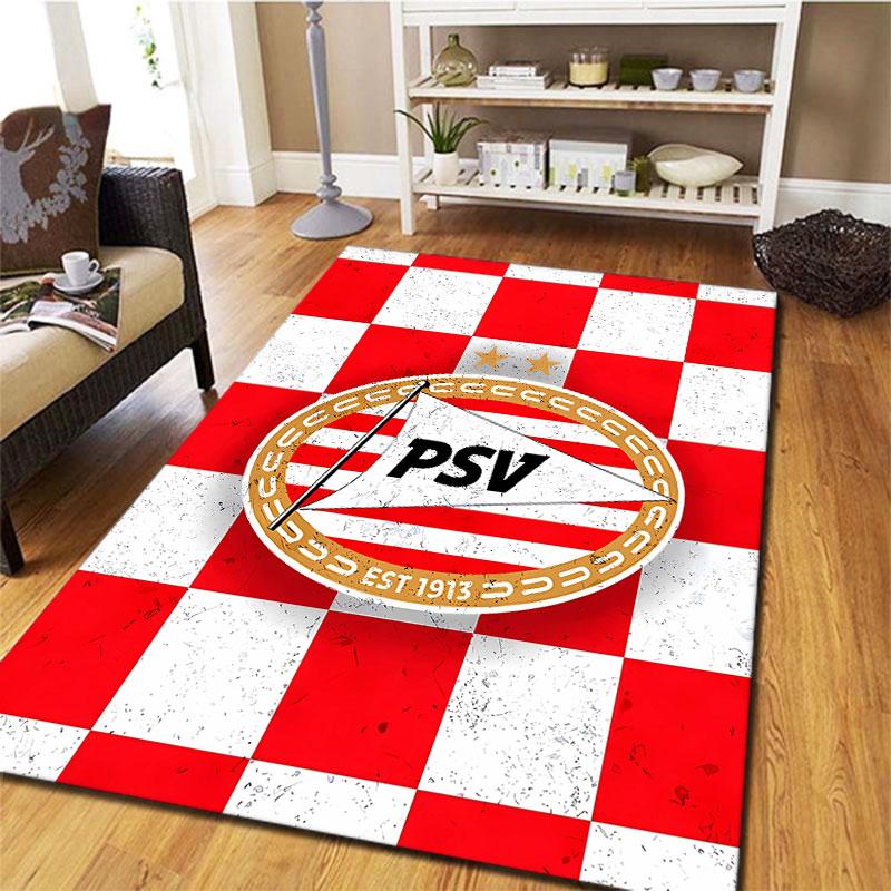 PSV Eindhoven Carpet Rug for Living Room Bedroom Home Sofa Decoration,Kids play Non-slip Floor Mat