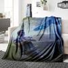 Football Player Action Blankets Flannel Printed Breathable Warm Throw Blanket for Home Office Bedspreads 0708a56