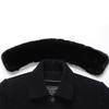 Autumn and Winter Men's Chenille Coat Medium and Long Lapel Jacket Coral Fleece Thickened Take-off Liner Coat