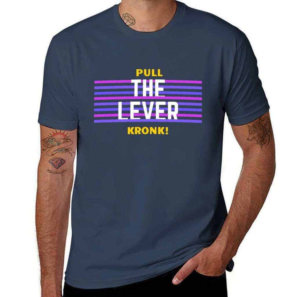 Pull the Lever Kronk TShirt Basic Plain Tee for Spring and Summer