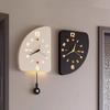 Minimalist Wall Clocks Nordic Living Room Decoration Wall Clocks Elegant Ornaments Clock Luxury Light Clock Design with Hands