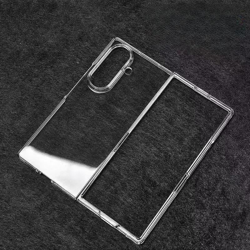 Creative Galaxy Transparent PC Case for Samsung Foldable Phone Case ZFold7