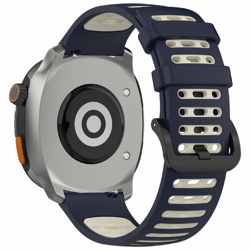 22mm Silicone Watch Band for Xiaomi Watch S4 Sport/Keep Watch Pilot 1/Samsung Galaxy Watch3 45mm Sport Strap