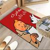 Tintin's Adventure City  Carpet, Kitchen Rugs, Yoga Mat, Non-Slip Mats, Rug for Bathroom, Living Room bedroom, Camping Rugs Christmas Gift