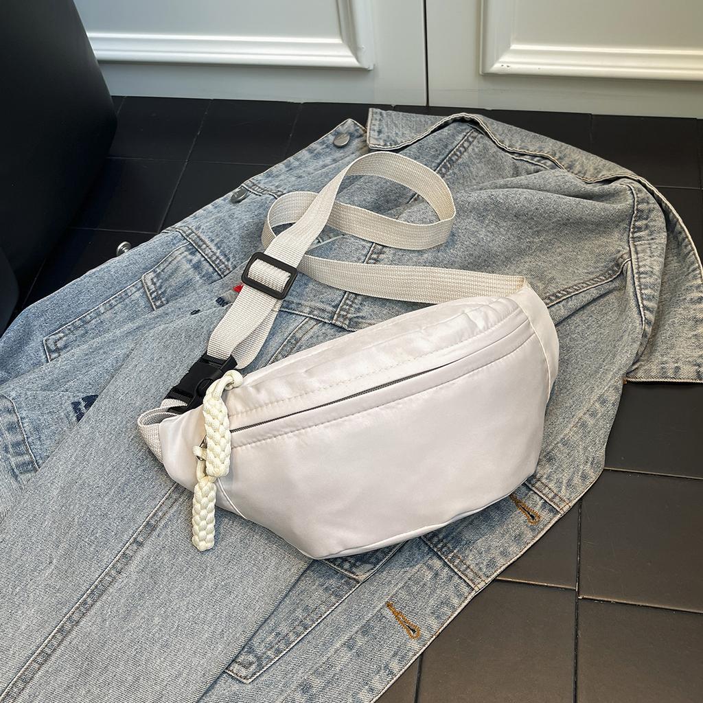 Fashion Nylon Fanny Pack Crossbody Bag Waist Bag Shoulder Bag Women's Casual Sling Purse For Outdoor Sports Sport Bags
