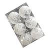 6 Pcs Xmas Ball Ornaments Set Snow Scene Shatterproof Transparent Acrylic Clear Xmas Balls Hanging