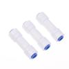Single-Piece Check Valve Connector 1/4" Check For Valve Push In For Non Return Water Reverse Osmosis System Filters