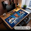 Tapete de Mouse Estendido com Nome Personalizado, Tapete de Mesa para Jogos Central Cee Para Decoração de Desktop de Home Office