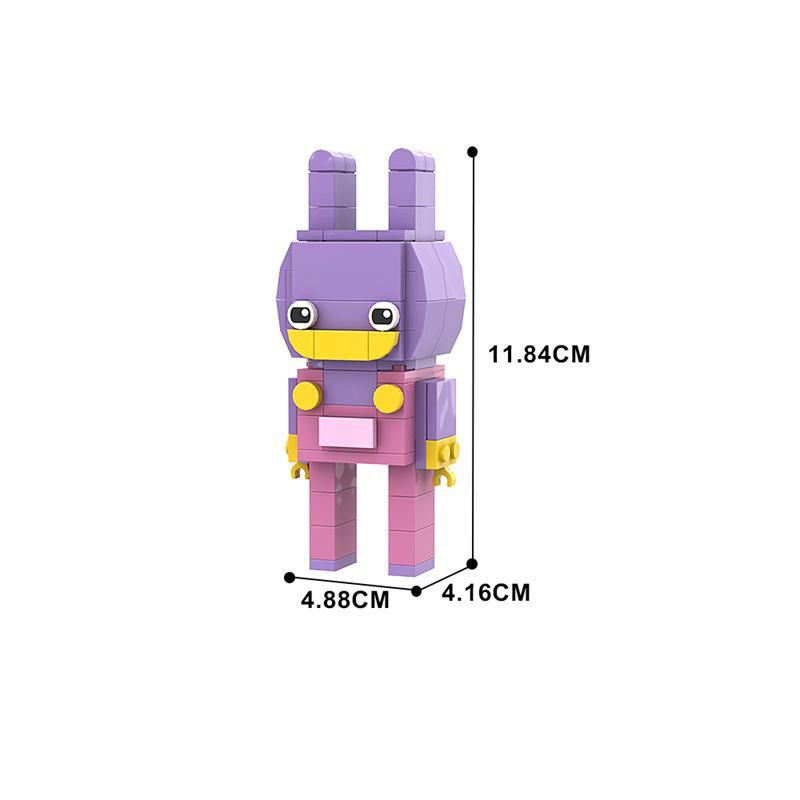 MOC Mini Digital Circus Building Block Minifigure Toy Ornament