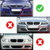 For BMW 3 Series E90 E91 M-Tech 320i 330i 2005-2008 Car Front Bumper Lip Side Splitter Spoiler Kit Fog Lamp Cover