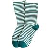 Womens Japanese Korean Cotton Middle Calf Socks Elegant College Style Casual Multicolored Striped Crew Socks Streetwear