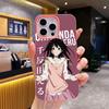 Hyouka Chitanda Jelly Double Layer Pink Mobile Phone Case for iPhone 17 16 15 14 13 12 11 Air Pro Max Plus Protective