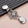 Mode Charme Geschenk Strass Retro Türkis Neu Clipverschlüsse Schal Brosche Strickjacke Clip Pullover Bluse Pin