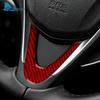 Real Soft Carbon Fiber Sticker For Acura TLX 2015 2016 2017 2018 2019 2020 LHD RHD Car Steering Wheel Bottom Trim Accessories