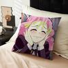 Anime Character Mitsuri Kanroji Pillow Cushion Cover Pillowcase Living Room Sofa Home Decor Customized