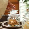 Transparent Glass Jar for Kitchen Storage of Grains, Dried Tangerine Peel, Pickled Vegetables, and Dried Fruits
