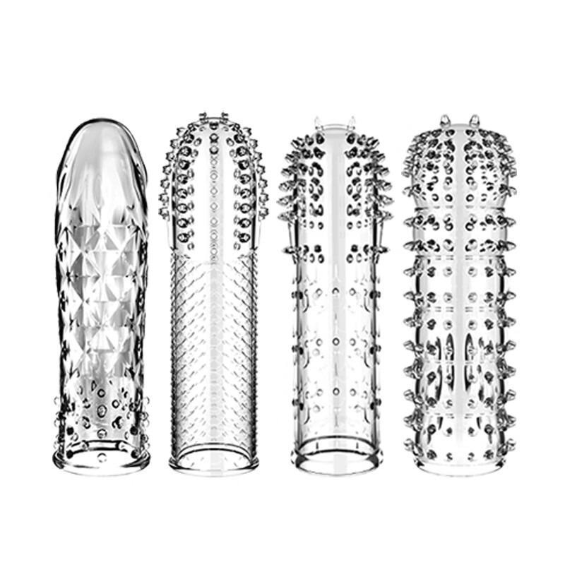 The 6th Sense Wind Series Hurricane Cyclone Strong Wind Storm Crystal Wolf Teeth Condom Erotic Condom Adult Sex Products