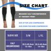 1 Pair Calf Compression Sleeves for Men & Women (20-30 mmHg), Leg Compression Sleeve Footless Compression Socks