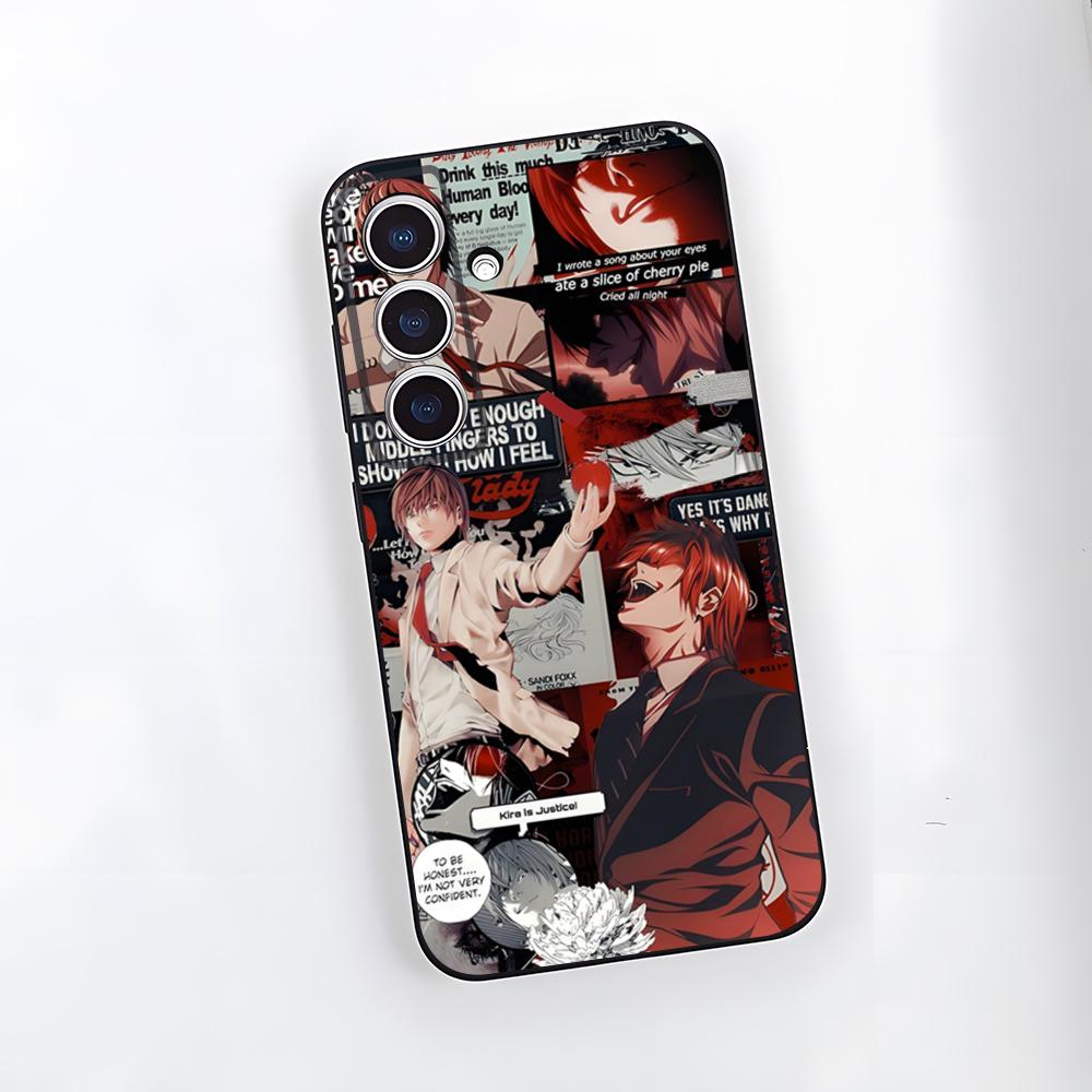 D-Death Note Phone Case For Samsung S25 Plus S20 S20 Plus S22 Ultra S23 FE S21 Plus S21 Ultra Soft Cover