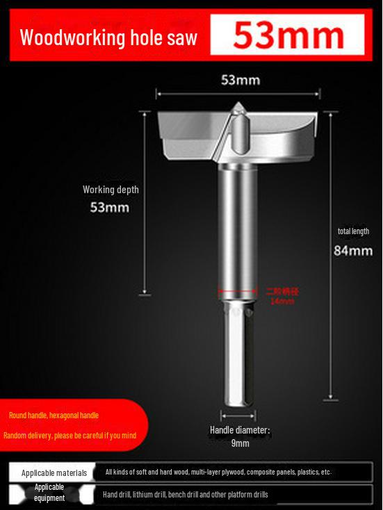 Bohrer für Türschlossscharniere für die industrielle Holzbearbeitung