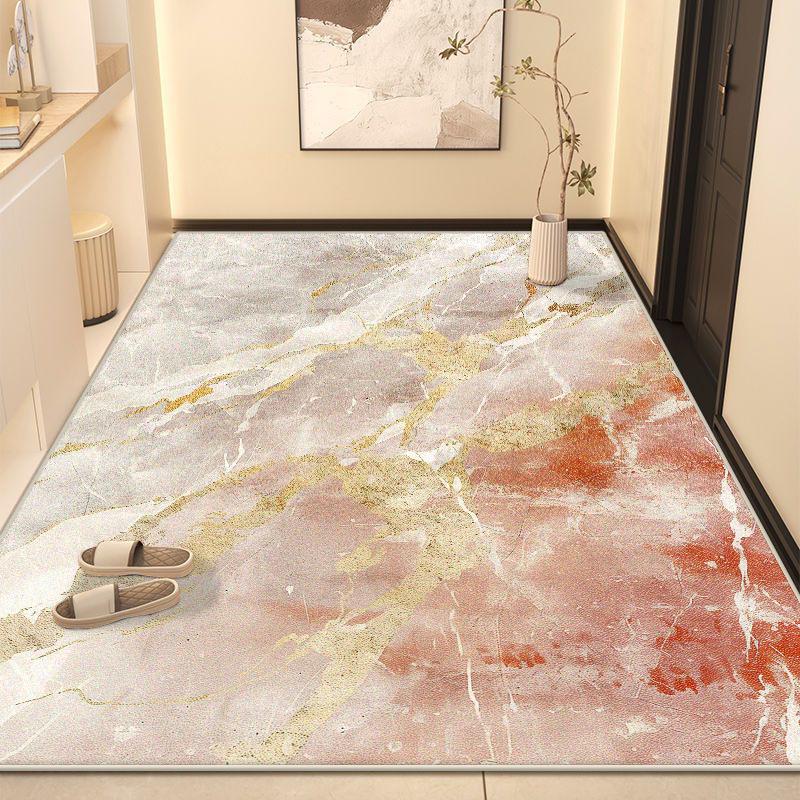 Mramorový styl Obývací pokoj Světlo Luxusní koberec Velký rozměr Protiskluzový Dekorace ložnice Koberec Snadno čistitelný Podložka pod konferenční stolky Měkký Pratelný