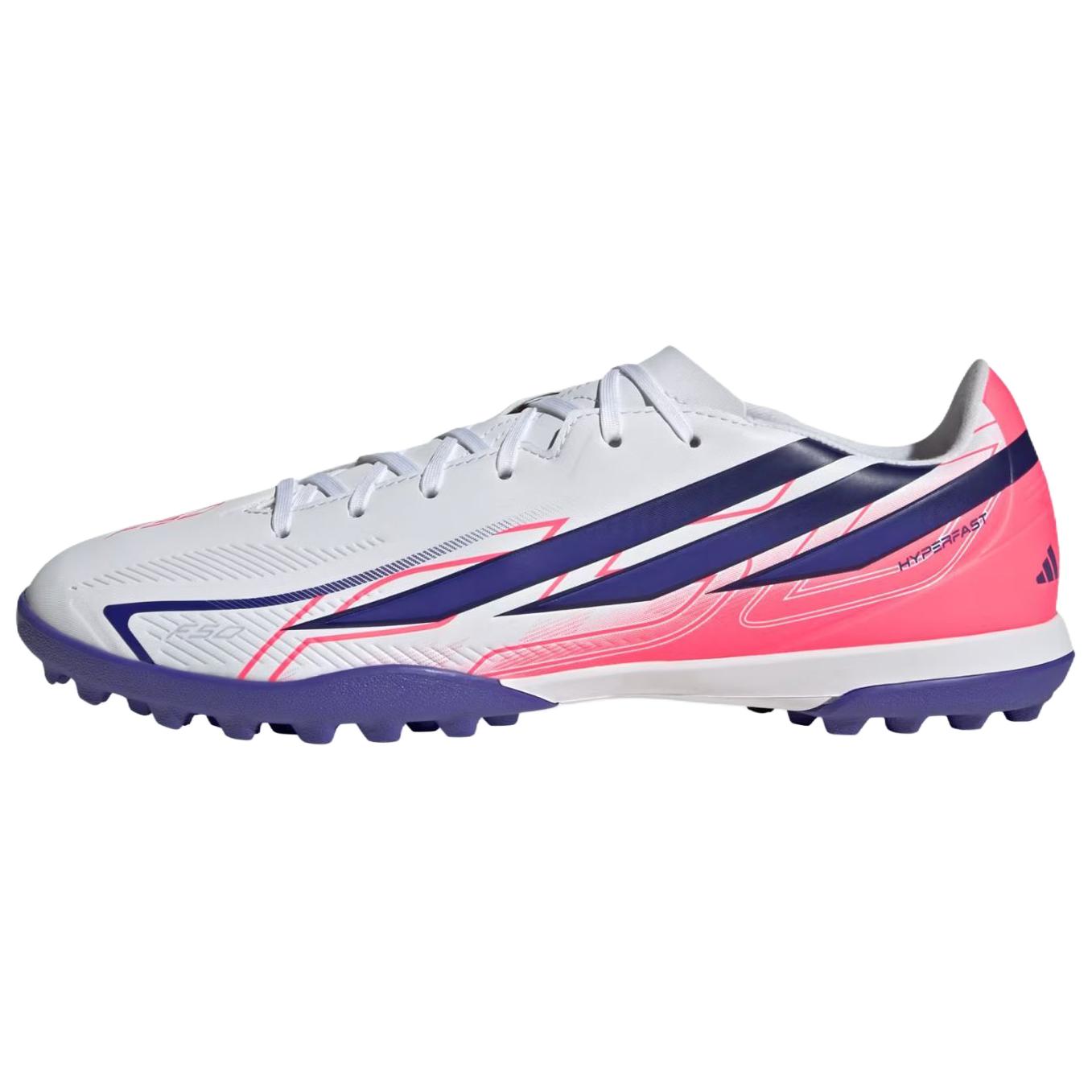 adidas F50 Hyperfast Club TF  Cloud White Solar Purple  39