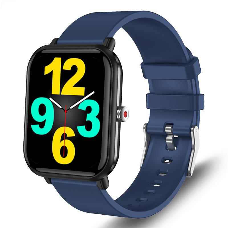 

Умные часы Женские Полностью сенсорный экран Спортивные Фитнес-часы IP67 водонепроницаемые Bluetooth Для Android iOS Умные часы синий