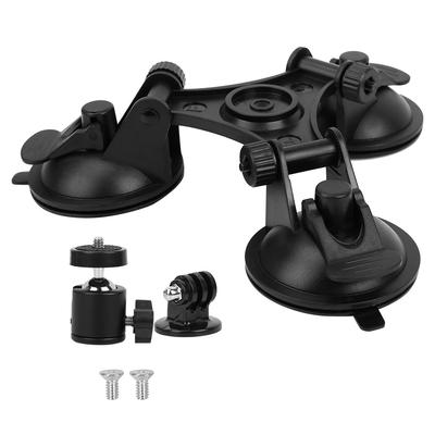 Support à ventouse triple pour voiture avec rotule pour OSMO pour caméra GoPro