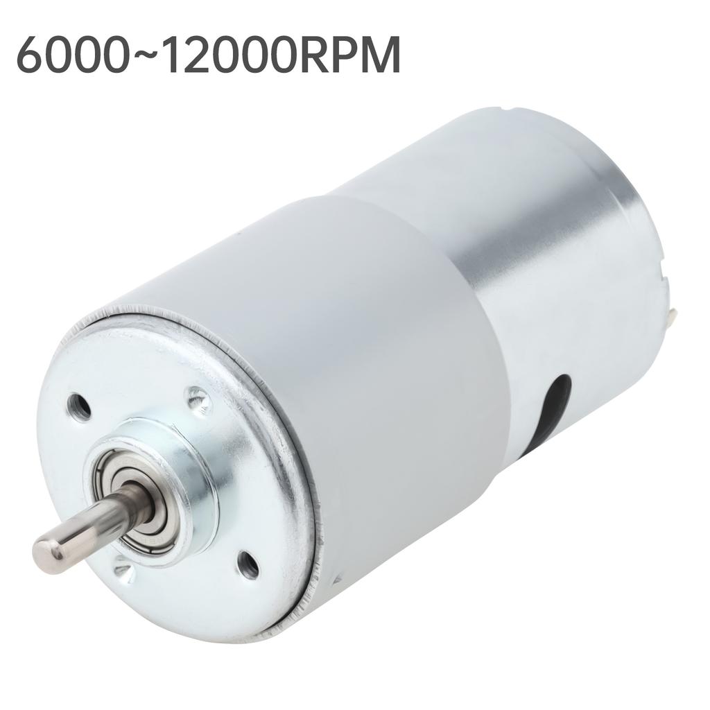 799 DC Motor 12-24V 20000RPM Large Torque Micro Motor with Double Ball Bearing for Power Tools Vacuum Cleaners Fans DIY Toys