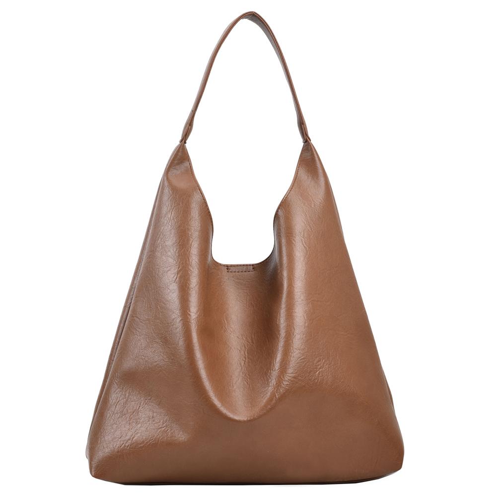 Sac à Main Hobo Bandoulière Femme Rétro - Faux Cuir Vert, Grande Capacité, Neuf Avec étiquettes