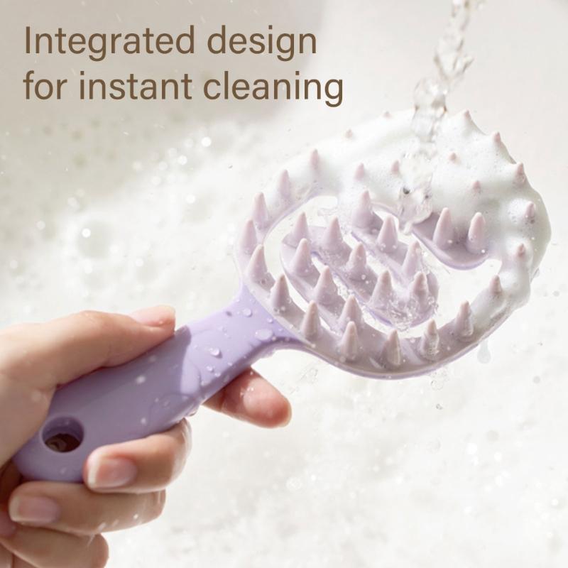 Hair Shampoo Brush Practical Hair Comb Detangling Hair Brush Scalp Scrubber Scalp Massager Shampoo Brush for Woman