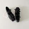 Cowhide Version~ Retro Square Head Design Ballet Shoes Women's Bow Light Mouth Versatile Single Shoes Wear New Flat Shoes