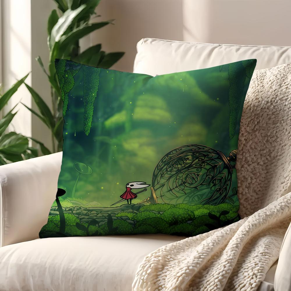 

Game Hollow Knight Silksong cushion cover For Pillow Sofa Printing Decoration Room Home Office Coffee Shop Car Nordic Simplicity 30cm x 30cm