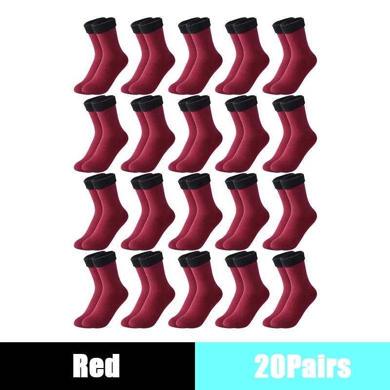 Winter Warme Damensocken Weiche Verdickte Thermo-Plüschsocken Mädchen Einfarbig Samtwolle Schneestiefel Bodensocken Home Schlafsocken