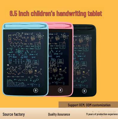 6,5-Zoll-LCD-Schreibtablett für Kinder – Farbige Handschrift- und Zeichentafel