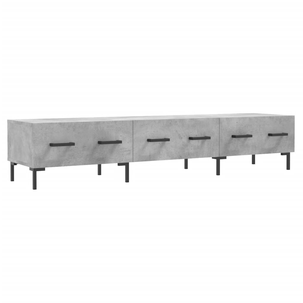 vidaXL TV-Schrank Betongrau 150x36x30 cm Holzwerkstoff