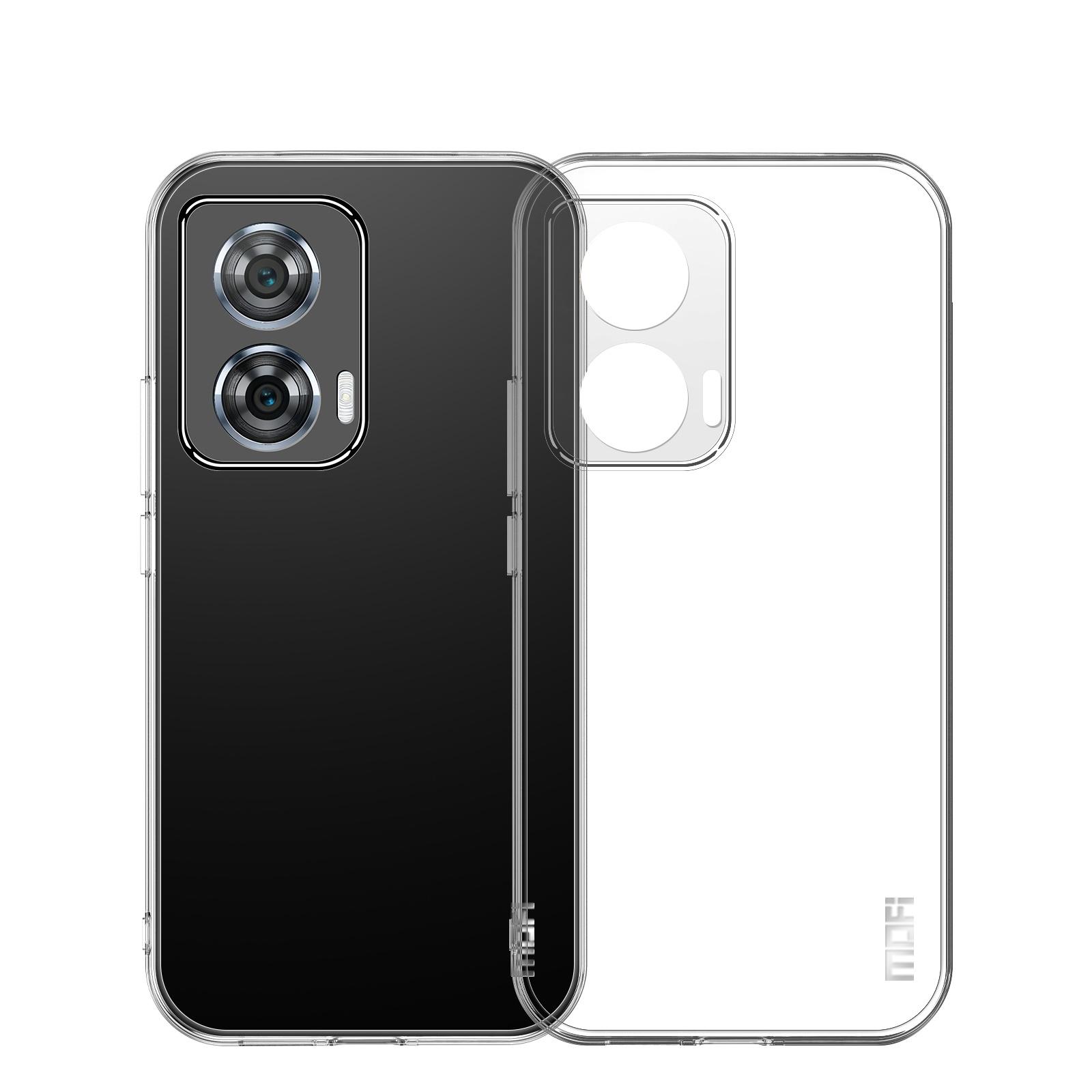 

For Motorola G96 5G Clear Phone Case MOFI Ultra-Thin TPU Phone Back Cover