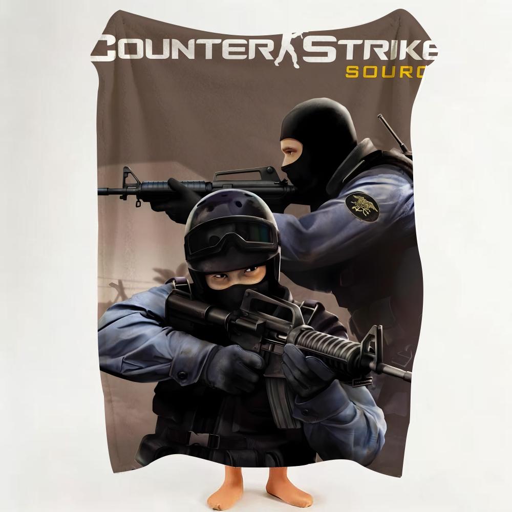 

Game C Counter S Strike Throw Flannel Throw Blanket Suitable for Sofa Living Room Bedroom 75cmx90cm