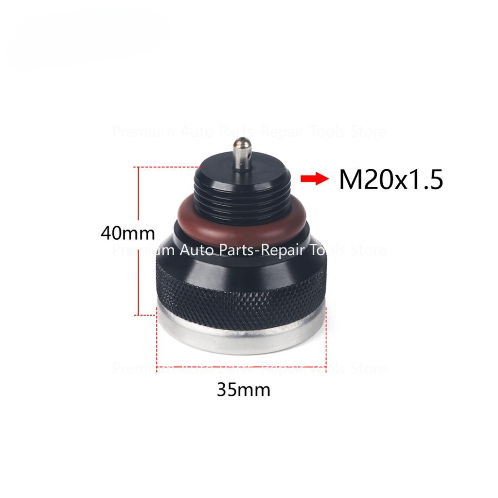 Motorcycle Modification Parts Oil Gauge, Engine Temperature Gauge Oil Dipstick Accessories M30x1.5 M20 * 1.5