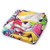 Digimon Adventure Super Soft Blanket  Decorative Plush Throw Blanket Novelty Couch Chair Flannel Bedspread Sofa Bed Cover