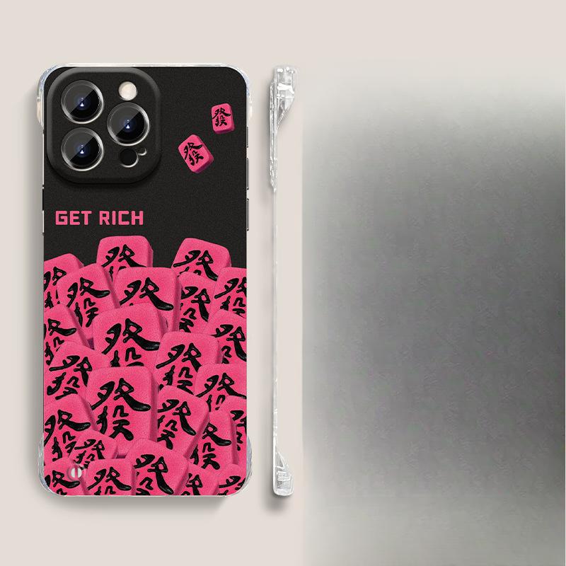 

Подходит для Apple 15 Прозрачный чехол для мобильного телефона 14PROMAX Ультратонкий Безрамочный 13 Креативный 12 iPhone 16