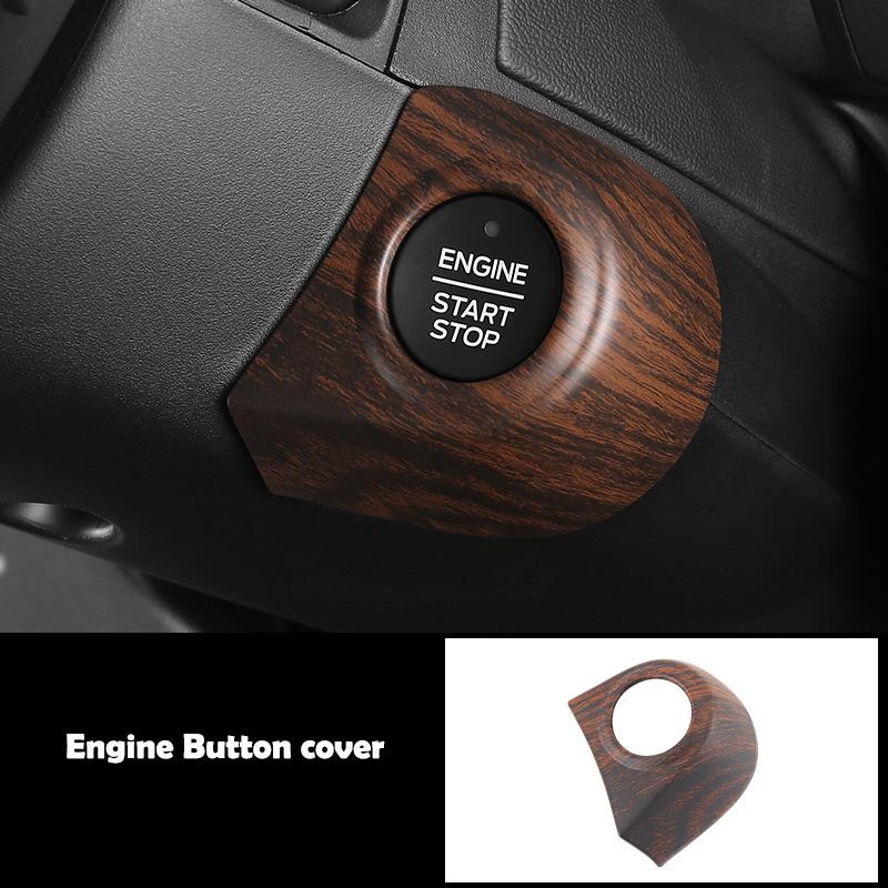 LHD RHD For Ford Ranger Wildtrak T9   2024 ABS Wood door handle bowl Central Screen trument Reading Light panle cover