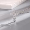 Cross Zircon Necklace Simple Personality Versatile Tide Cool Full Diamond Star With The Same Collarbone Chain