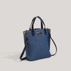 2025 new washed denim blue handbag versatile tote bag side dish blue fries bag fashion messenger bag