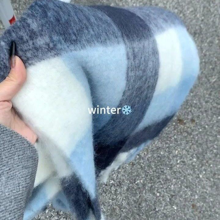Winter New Mohair Striped Women Scarf Girls Female Warm Thickened Long Scarves Soft Coarse Braid Tassel Shawl Retro Wrap Shawls