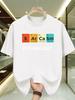 Satiricality May Occur Regularly Scientific Eleunisexts Periodic Table Unisexs Tshirt Fun Chemistry Street Cotton Tshirt