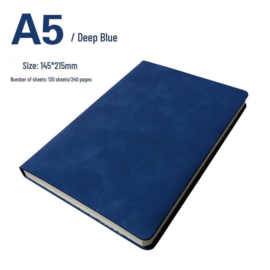 Korean Style Leather Cover Creative Diary Notebooks - Set of 5
